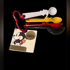 Disney Colorful Mickey Mouse Kitchen Measuring Spoon Set